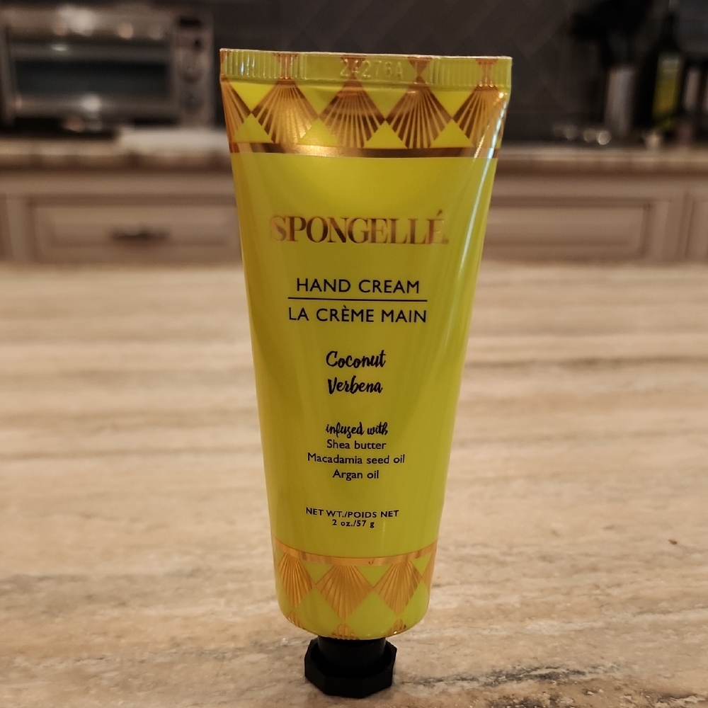 Spongelle Coconut Verbena Hand Cream New